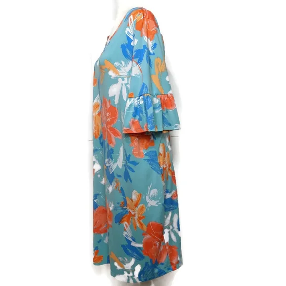 Ruby Rd. Floral Shift Dress. XL - Picture 3 of 8